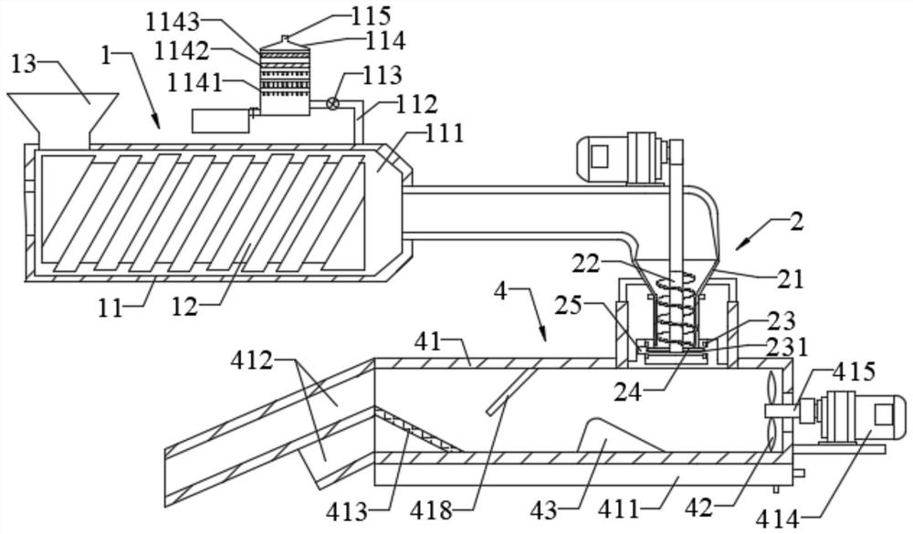 Efficient environment-friendly plastic granulation device