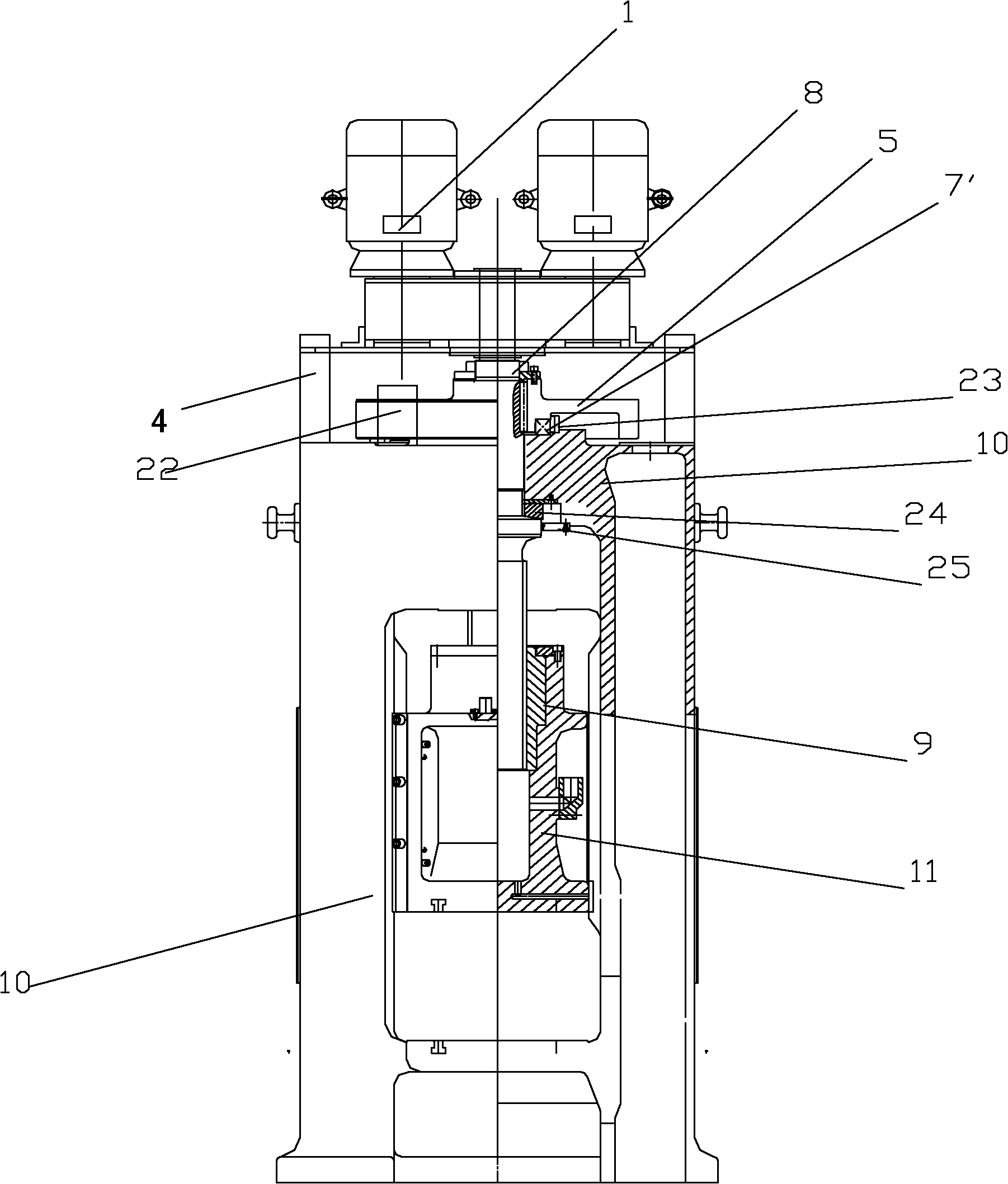 Electronic screw press