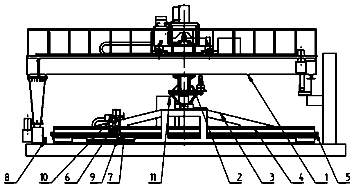 Workpiece positioning auxiliary device for thin plate splicing submerged arc welding machine