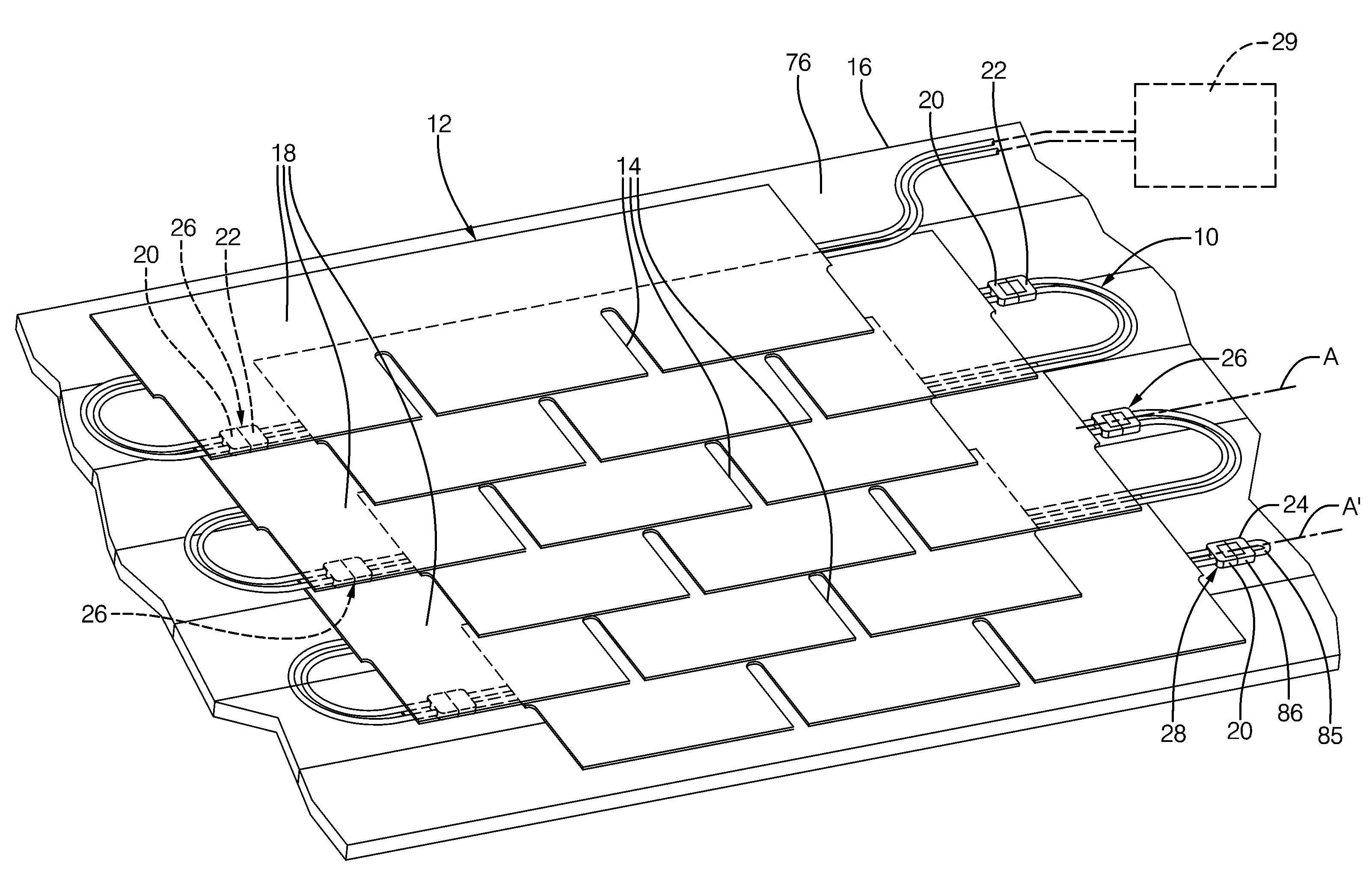 Low profile electrical connection system