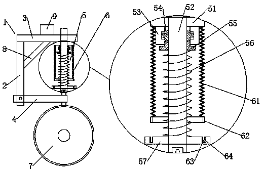 Vertical type elastic disk coulter