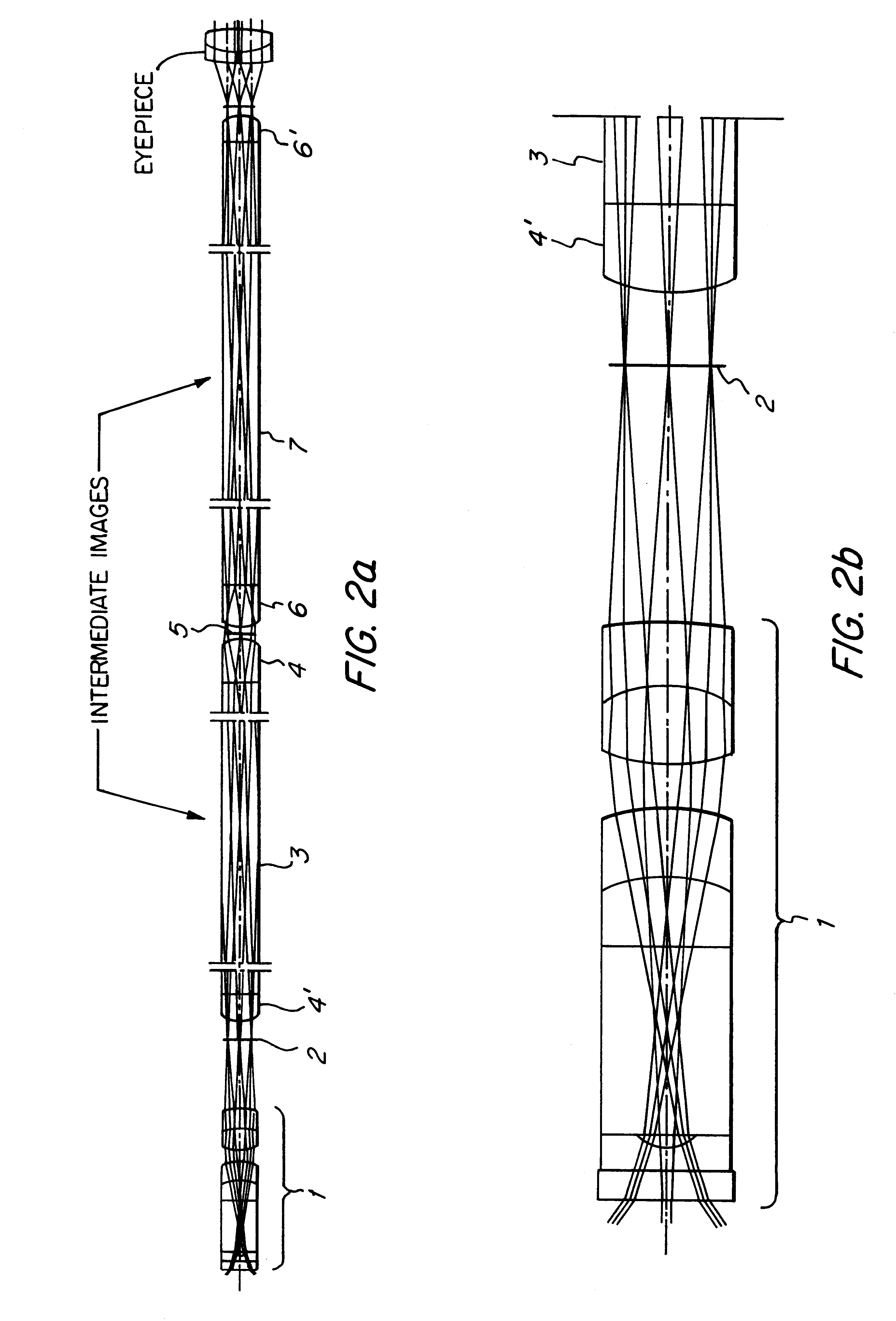 Endoscope with at least one reversal system with a non-homogeneous refraction index
