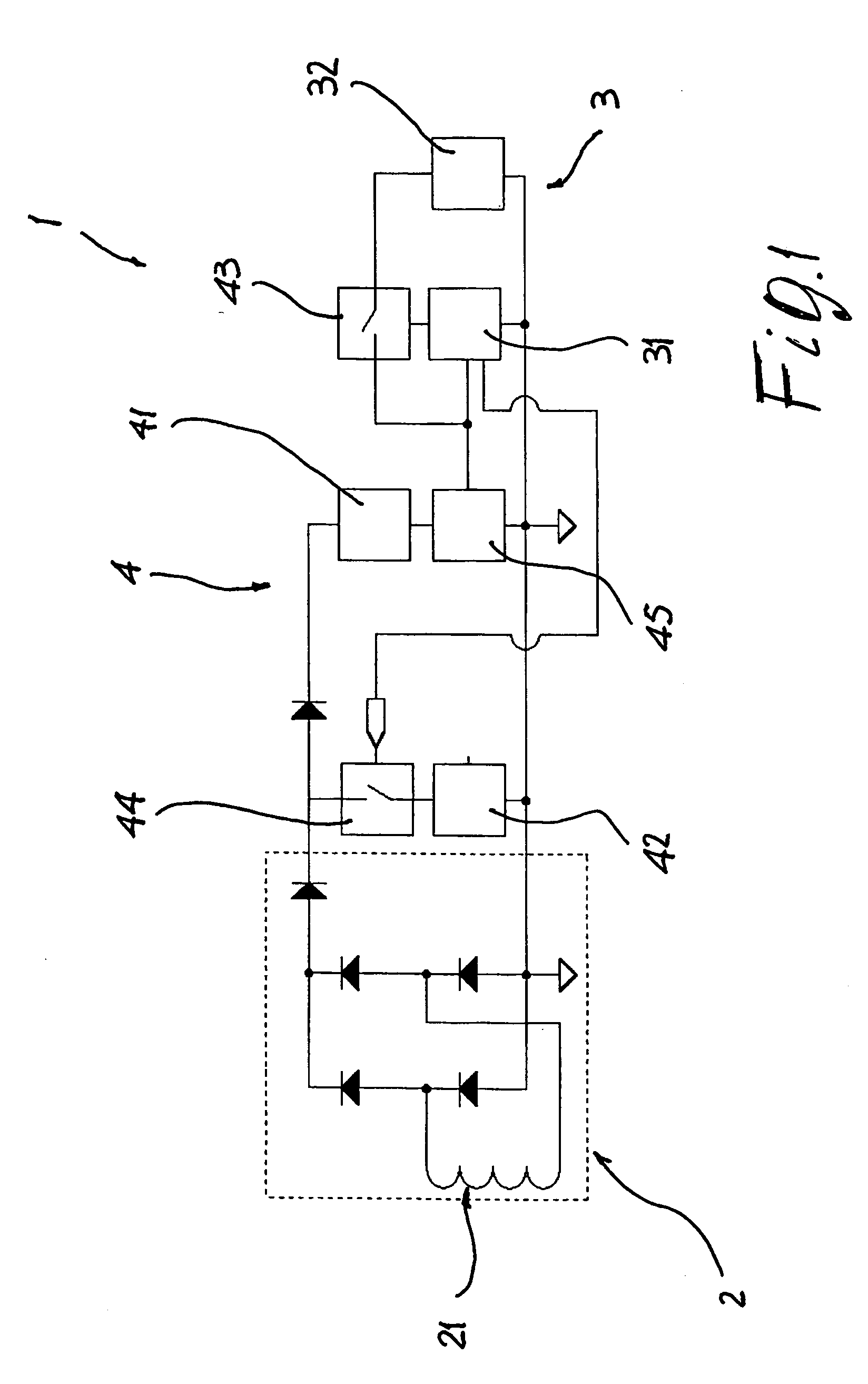 Self-supplied electronic protection device for automatic circuit-breakers