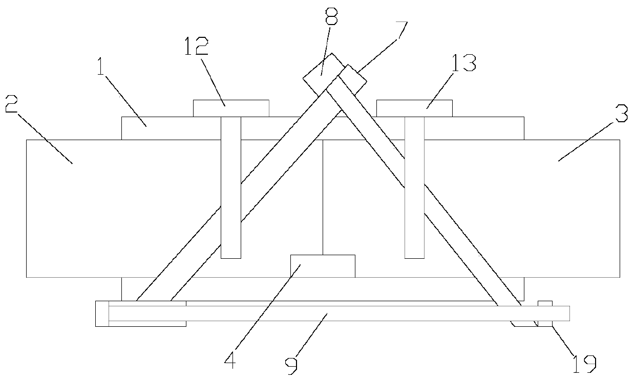 Lightweight steel structure rectangular-tube beam column connecting joint