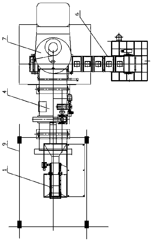 Waste incineration treatment system