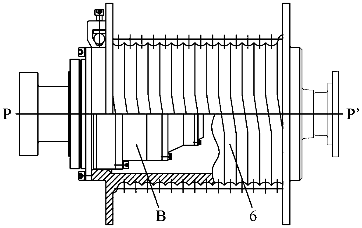 A planetary hoisting gearbox with a reel