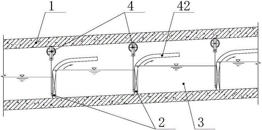 Cascade water blocking and water storage regulating system for municipal rainwater pipe network