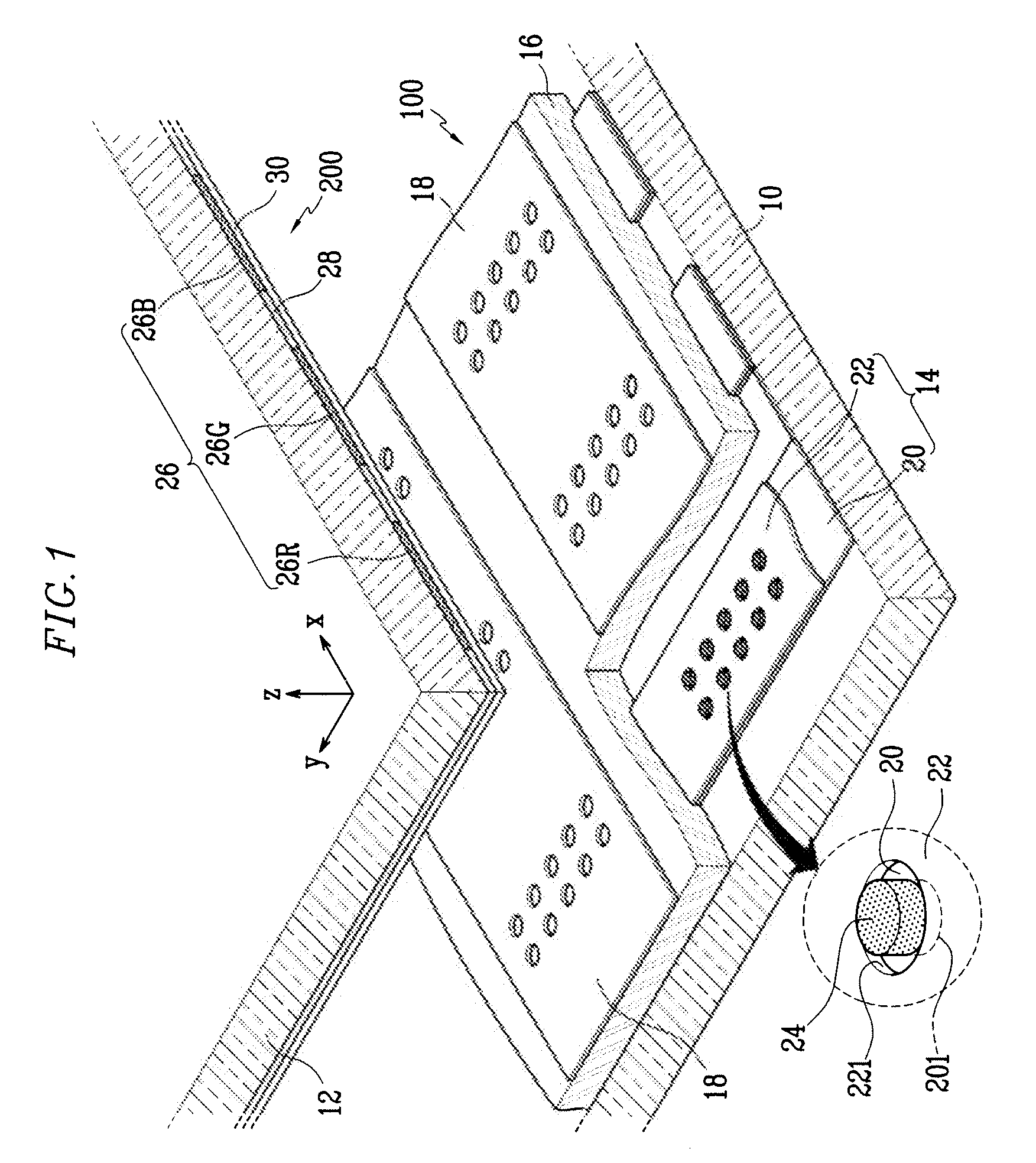Electron emission device, manufacturing method of the device