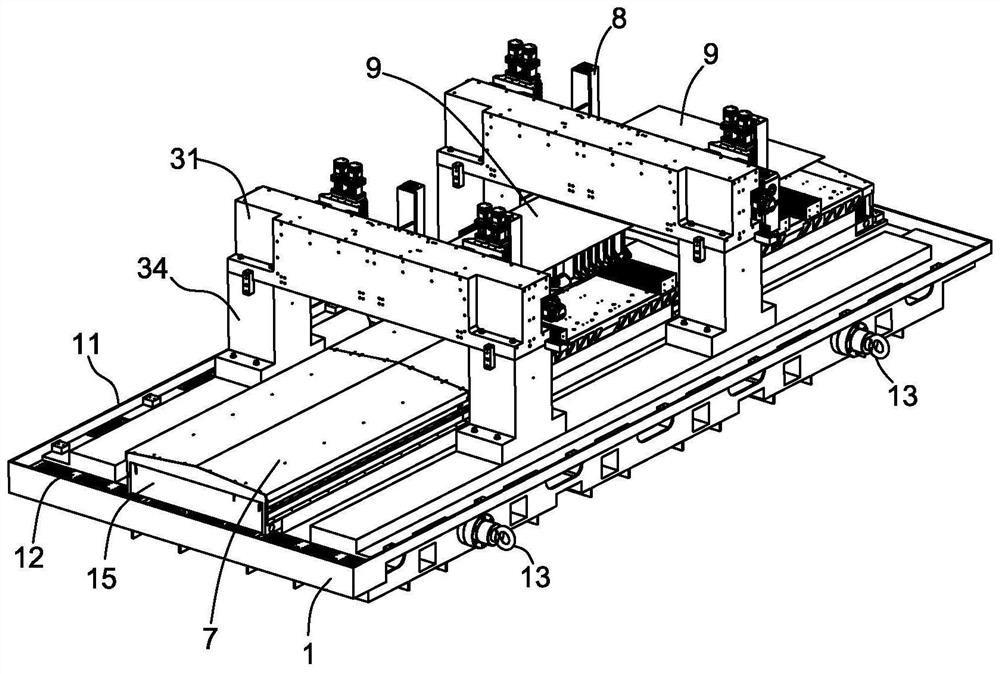 Glass edge grinding machine