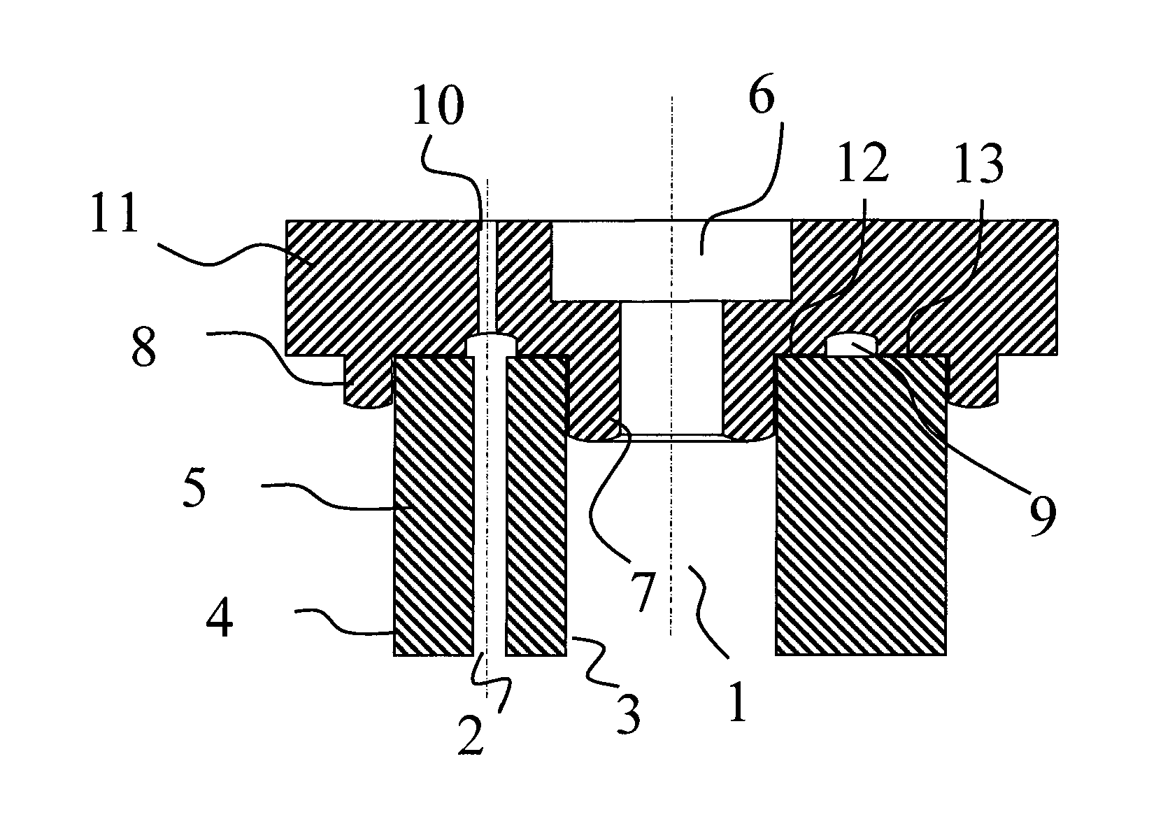 Connector with double lumen tube