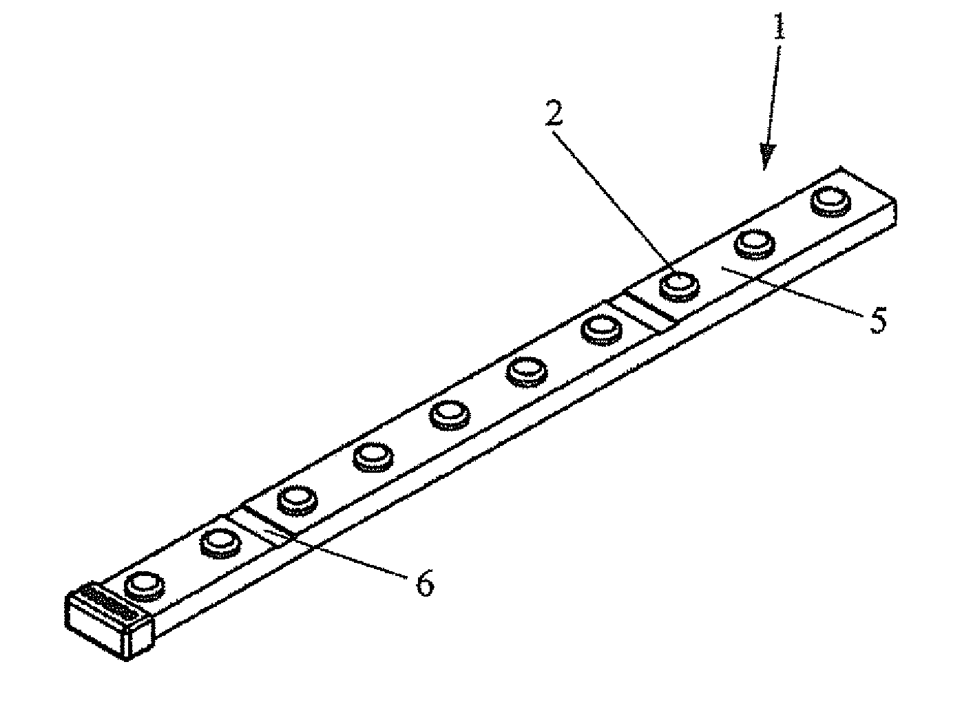 Lamp chain, method and the tooling for making the same