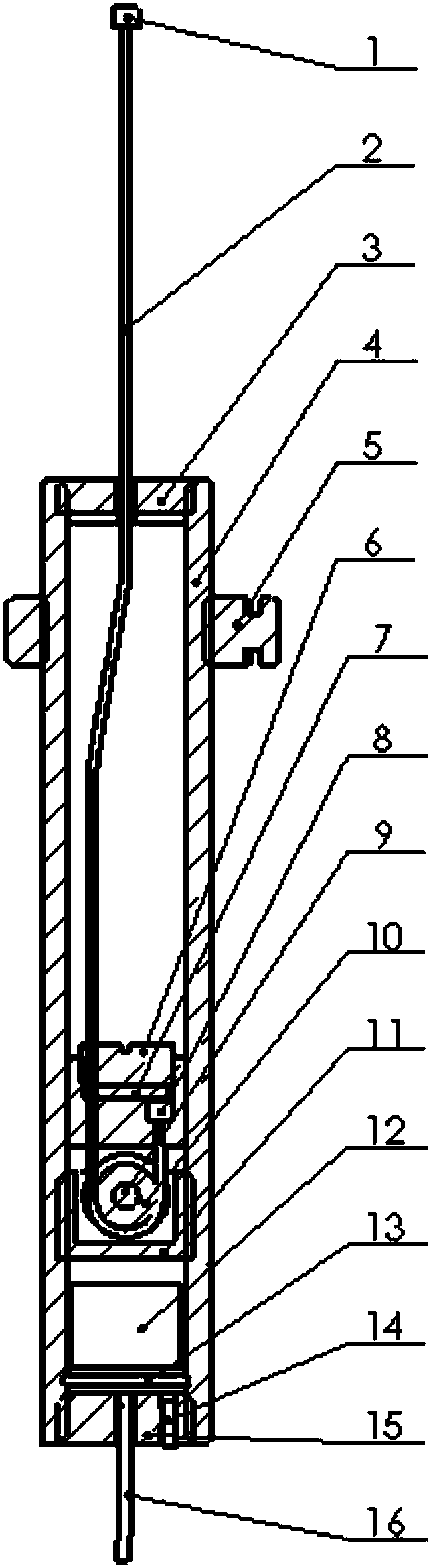 An electro-pneumatic automatic umbrella opener device