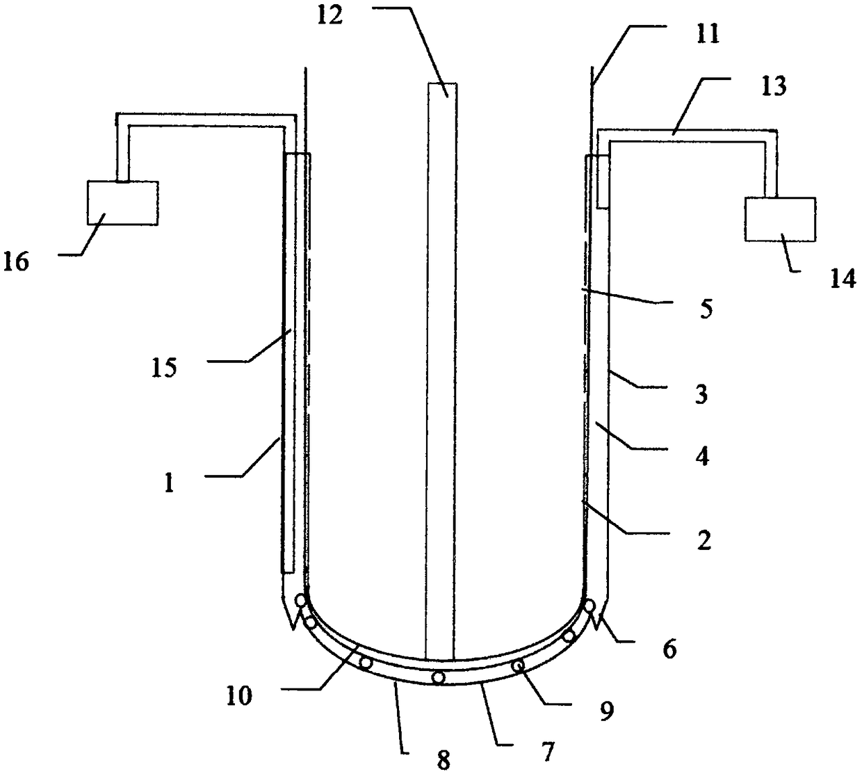 A soil remediation device and method for soil remediation using the same