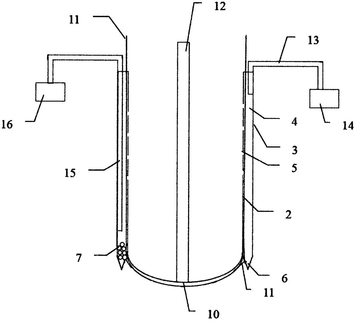 A soil remediation device and method for soil remediation using the same