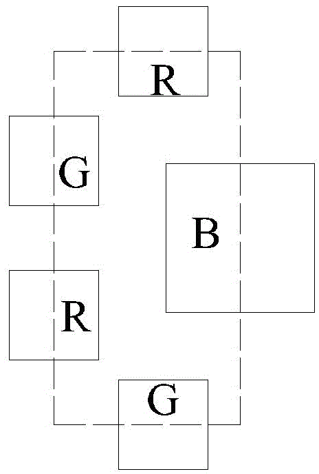 OLED pixel arrangement structure and display device