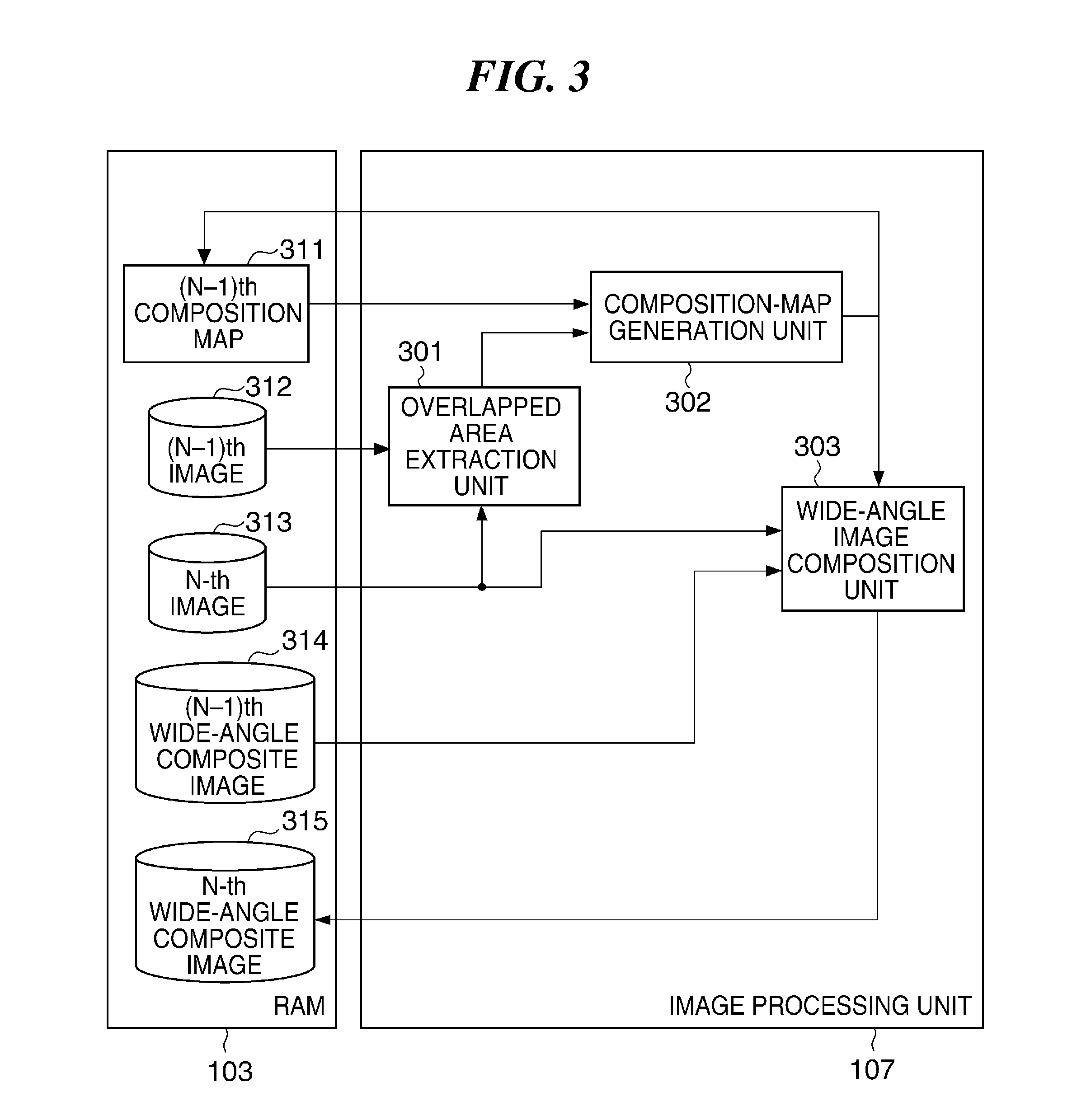 Image processing apparatus for generating wide-angle image by compositing plural images, image processing method, storage medium storing image processing program, and image pickup apparatus