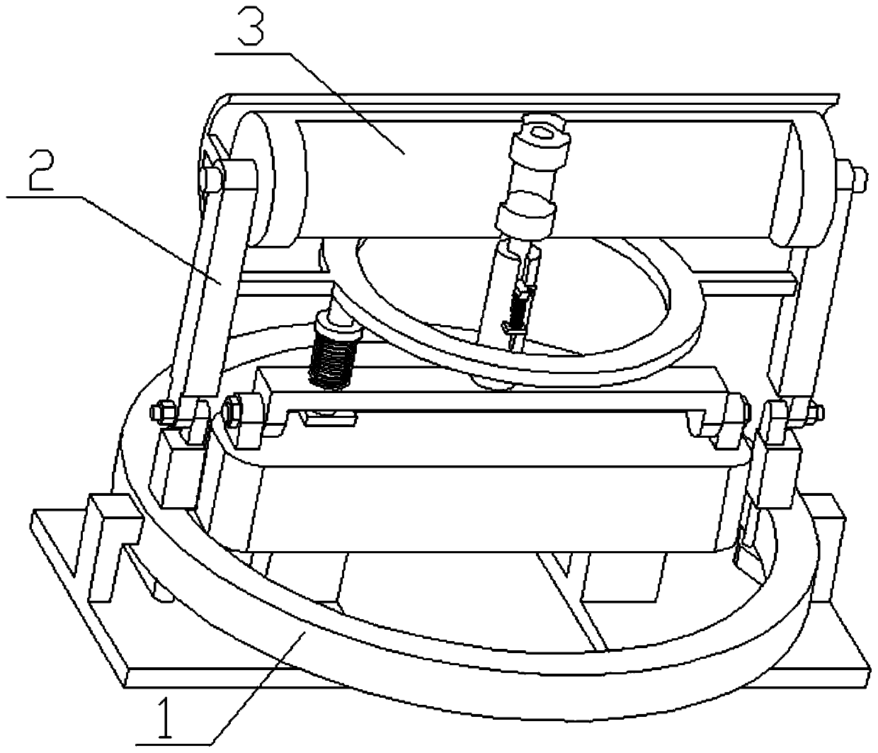 An adjustable English recitation auxiliary device