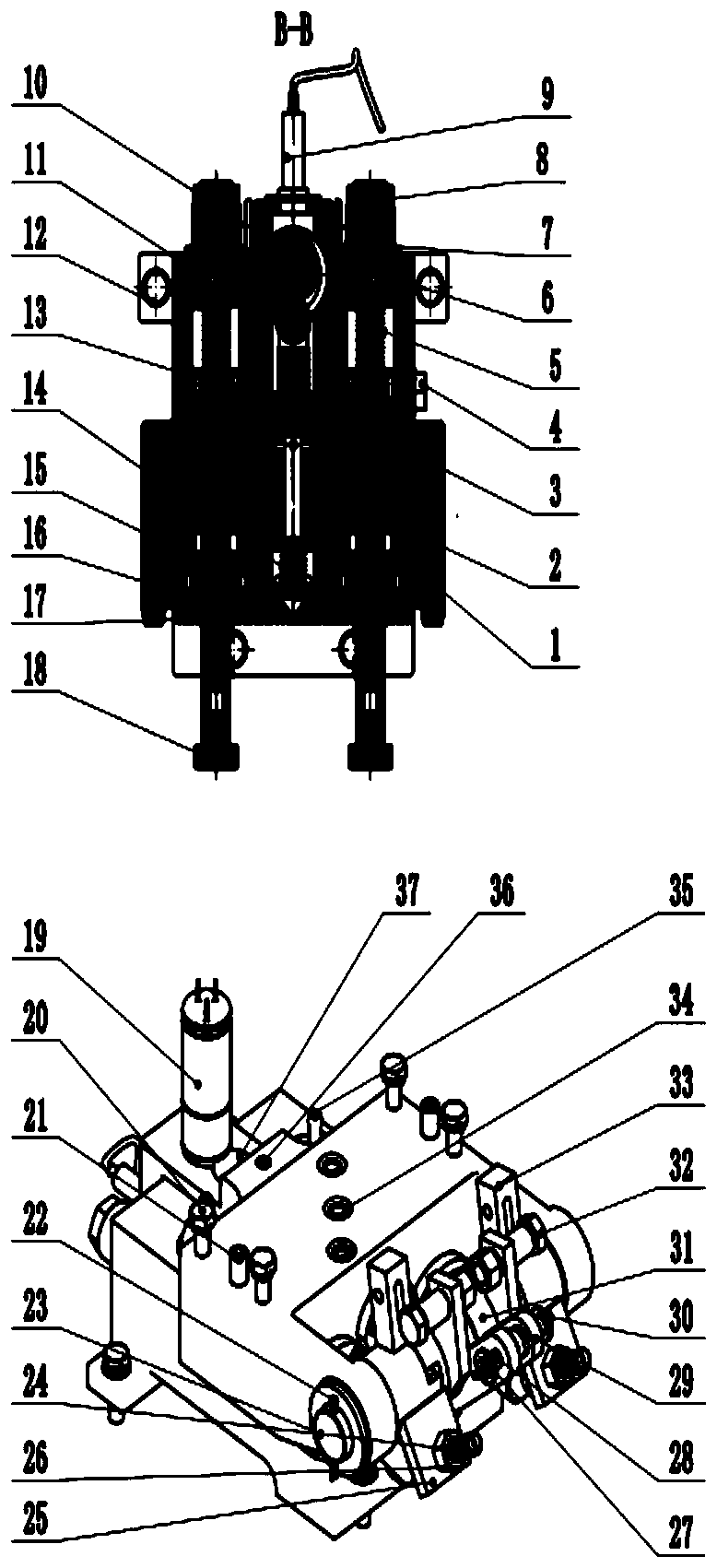 Manual and electric integrated hydraulic brake pump for tractor