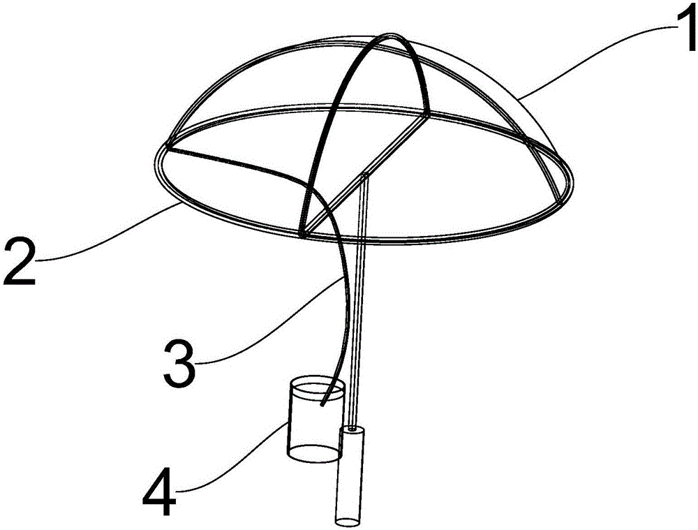 Umbrella for mobile dining car