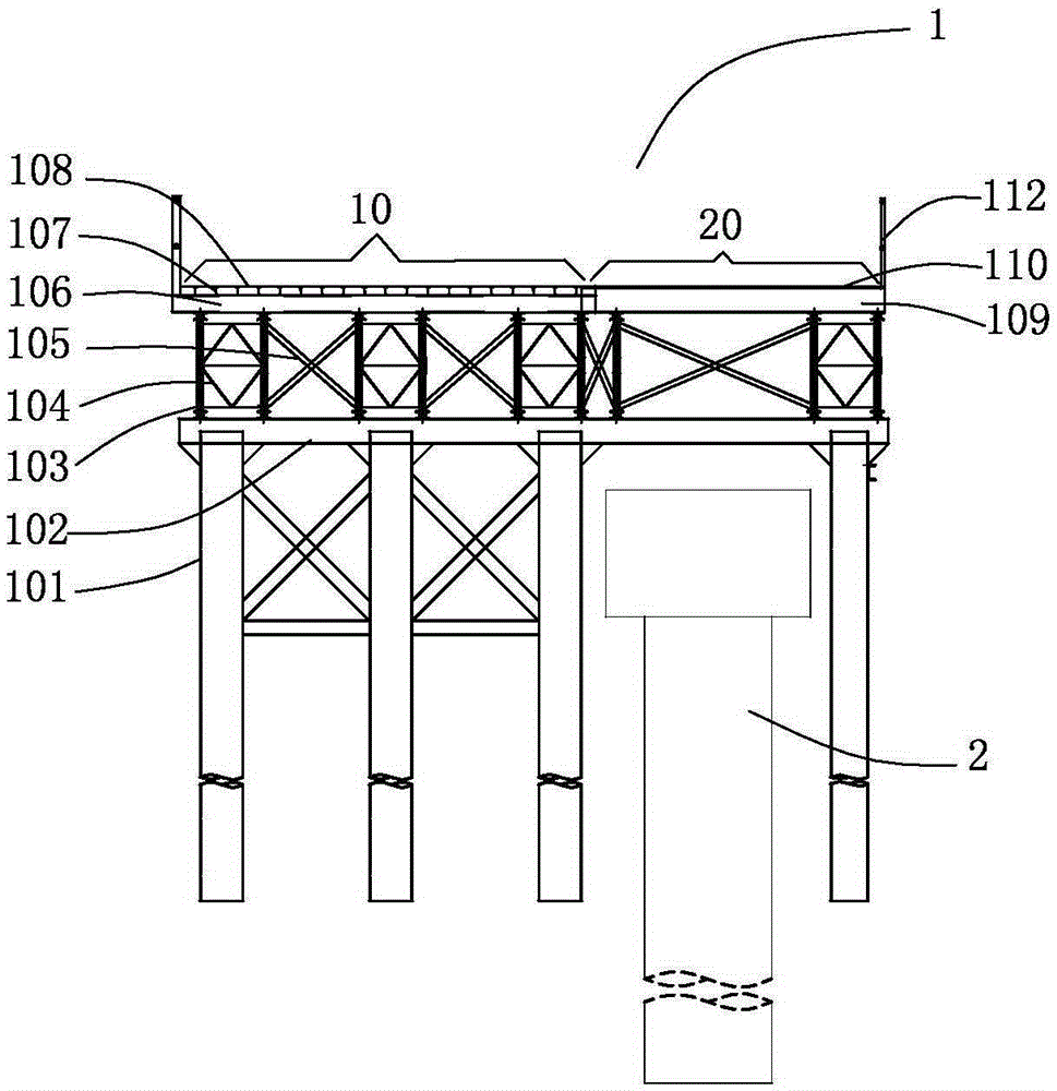 Method for performing in-water pile foundation hole drilling by large-diameter reverse circulation roller cone drilling