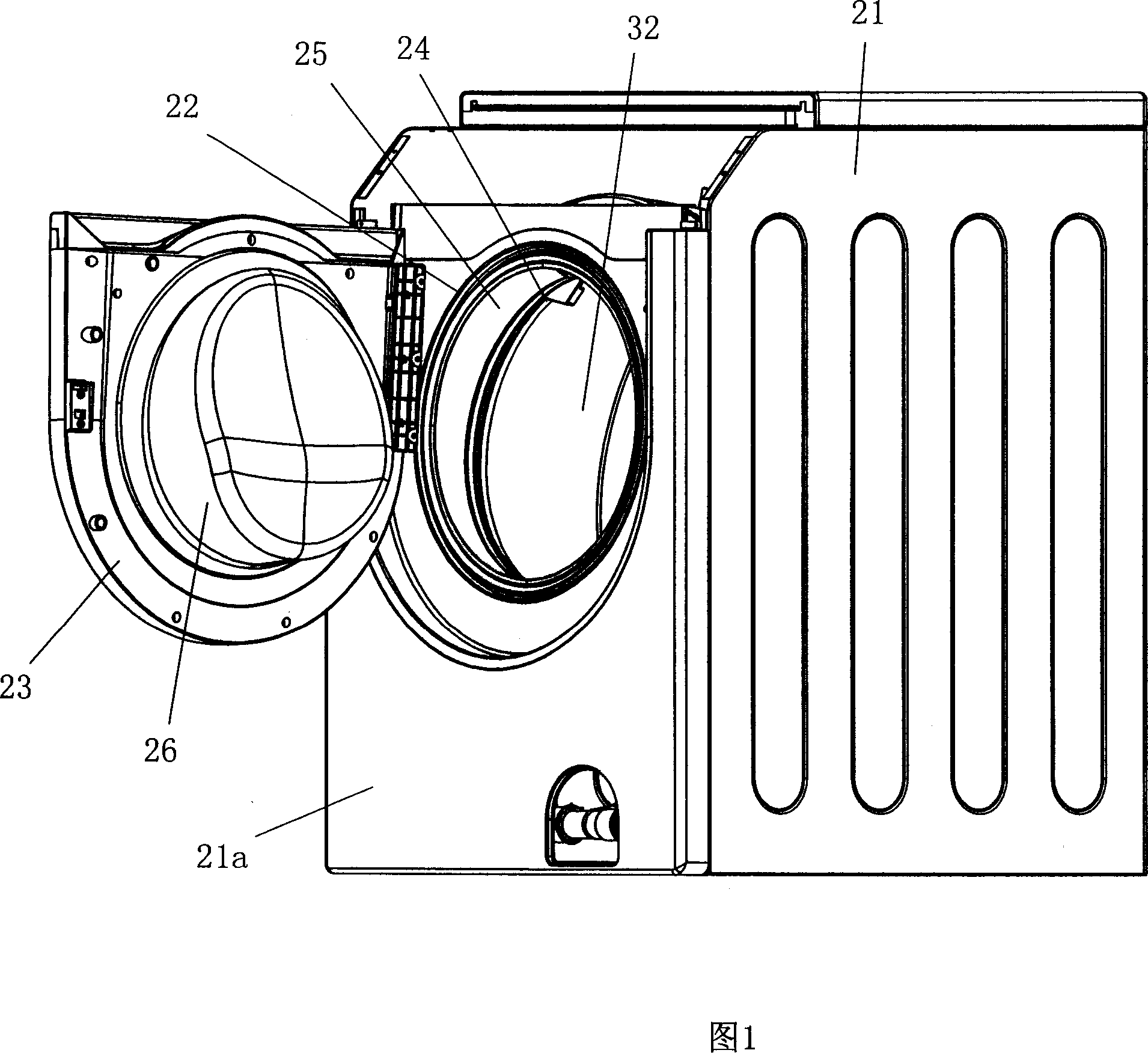 Door sealing cushion ring for antibiotic mildew-resistant drum-type washing machine