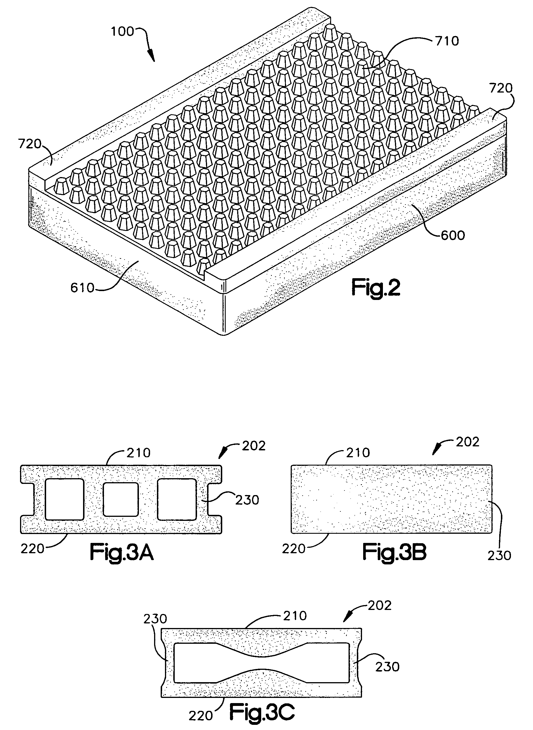 Foam encased innerspring with internal foam components (triple case)