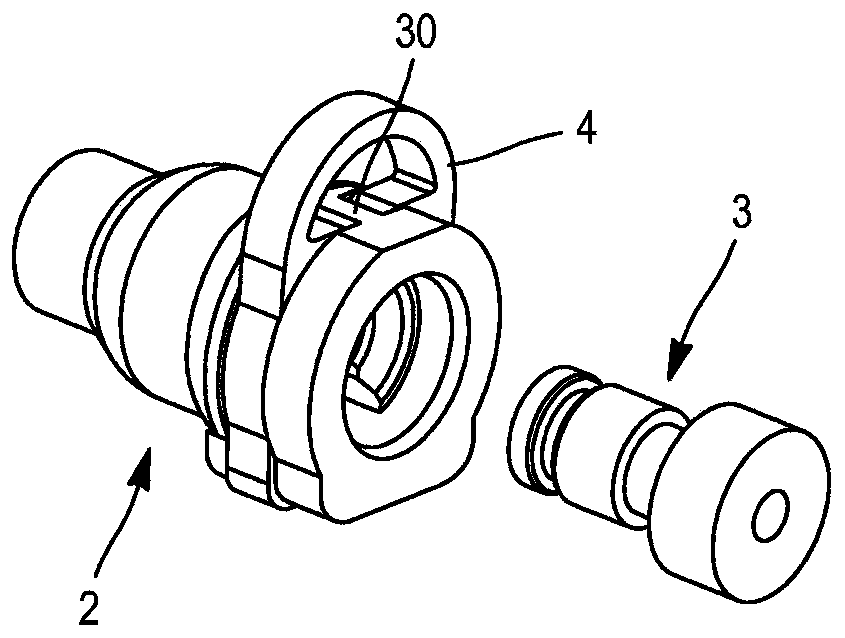 Connection device for hydraulic circuit