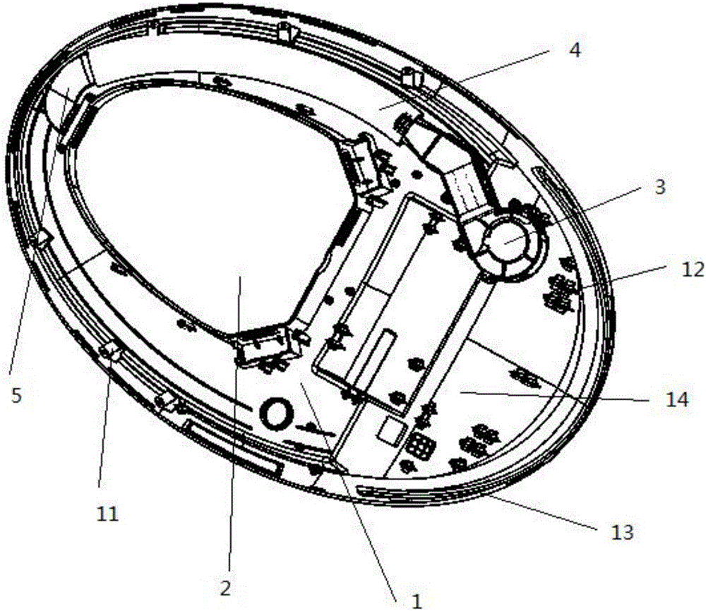 Intelligent toilet bowl with pre-arranged warm air blower