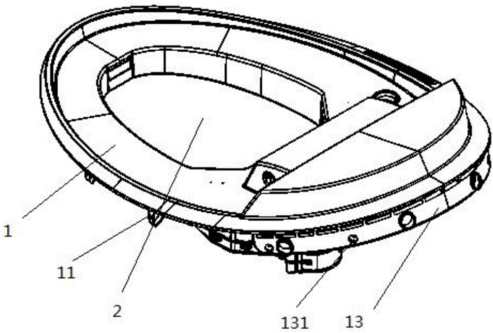 Intelligent toilet bowl with pre-arranged warm air blower