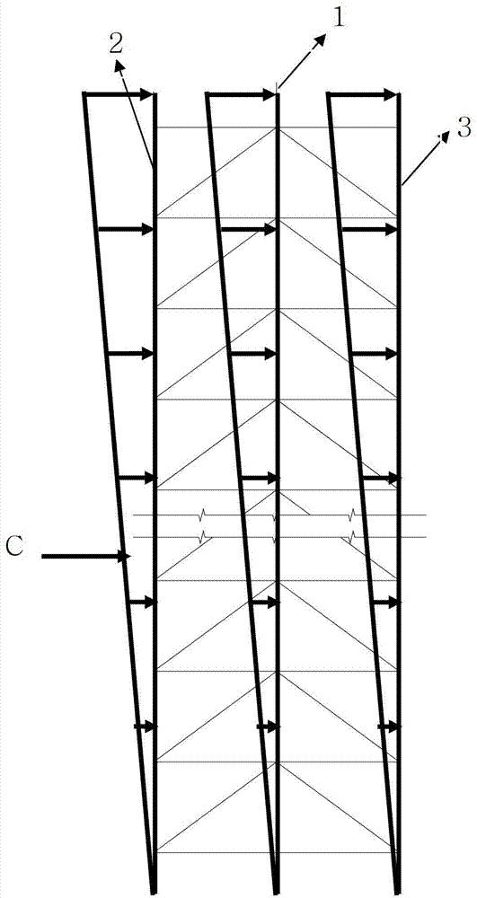 Method for Determining Towing Load of Triangular Truss Legs of Jack-up Drilling Platform