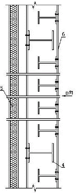 Horizontal warehouse of heat preservation steel structure