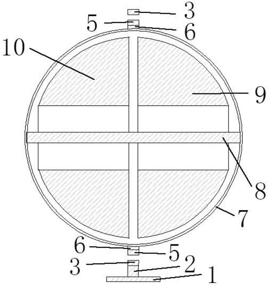 Flywheel energy storage device without gyroscopic effect