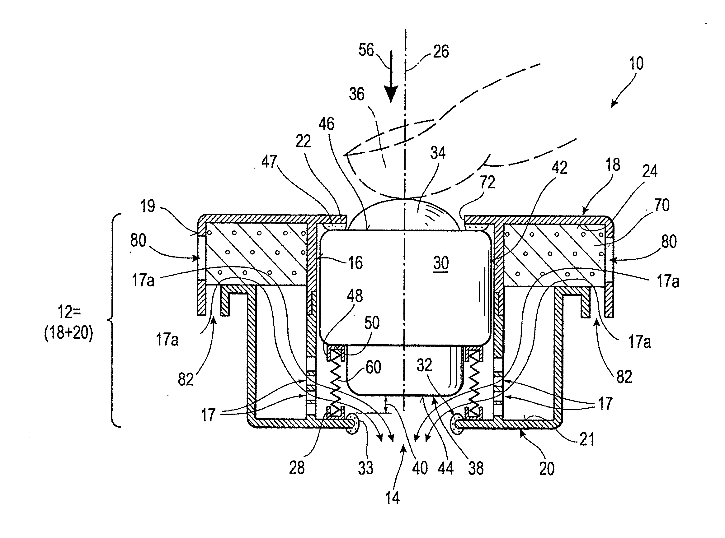 Speech valve for persons having undergone a laryngectomy or tracheotomy