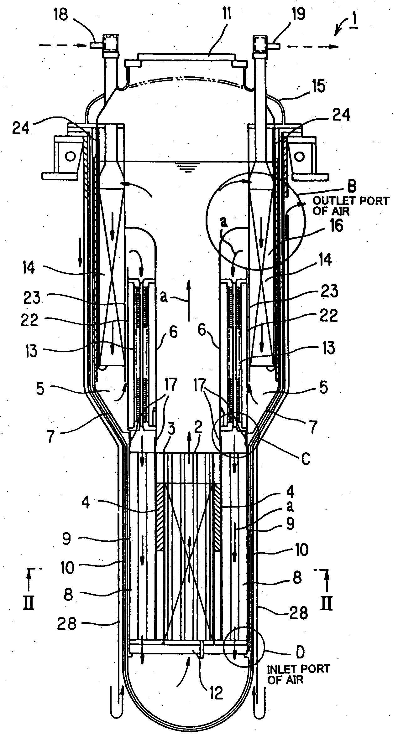 Reactivity control rod for core, core of nuclear reactor, nuclear reactor and nuclear power plant