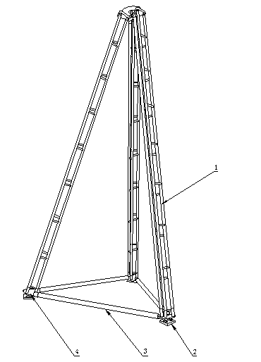 220 kilovolt (kv) adjustable type triangular derrick