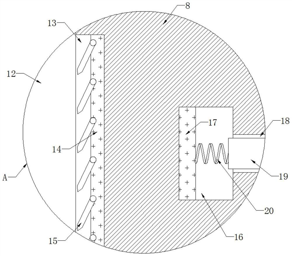 A tower crane sprinkler nozzle with anti-blocking function