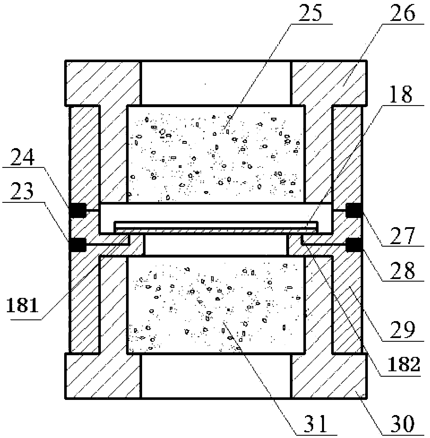High temperature and high pressure visual device for simulating microorganism oil displacement and simulating method thereof