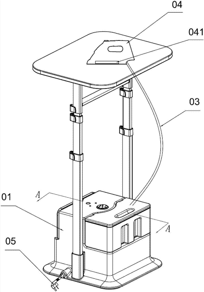 Steam control method for garment steamers and garment steamer