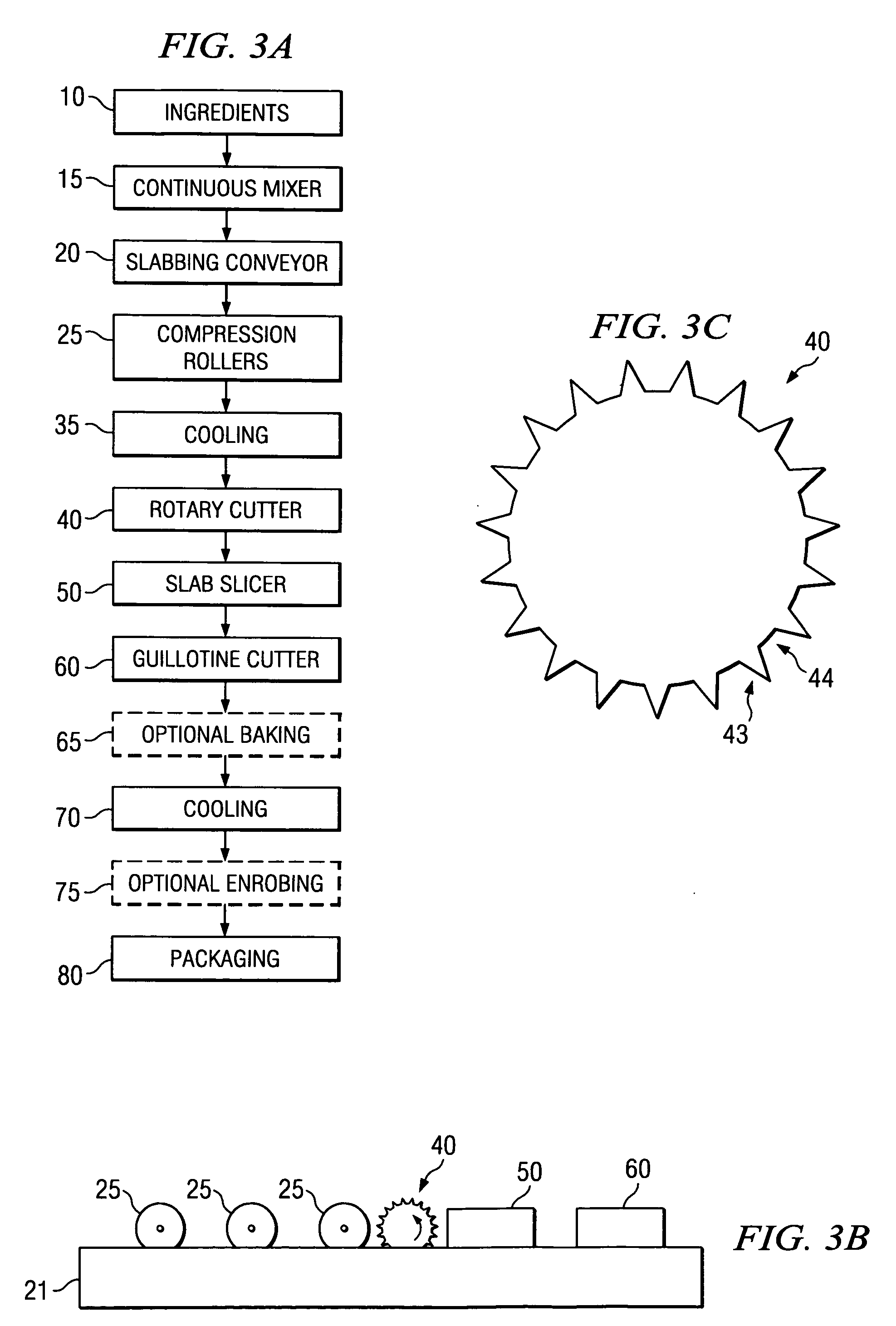 Method for making a cold formed segmented food product