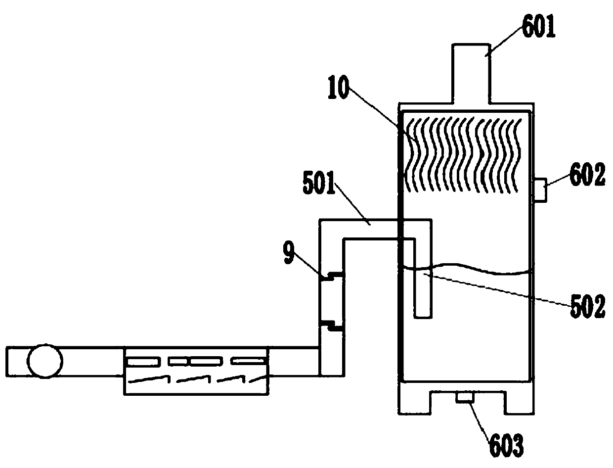 An energy-saving and environment-friendly dust suppression and dedusting equipment