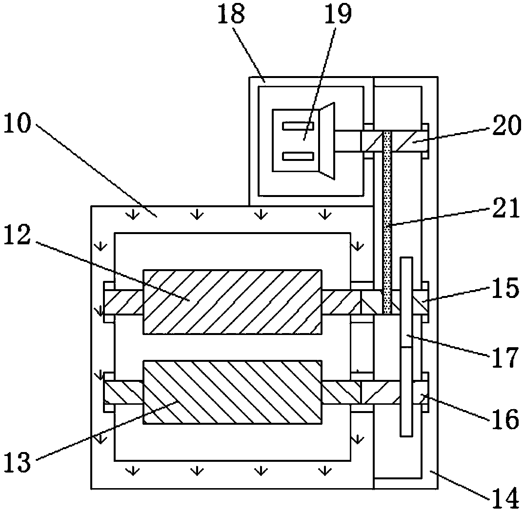 Efficient wheat milling device for production of agricultural and sideline products