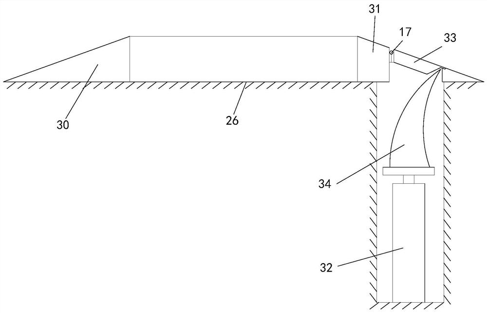 Garden protective door and opening and closing method thereof