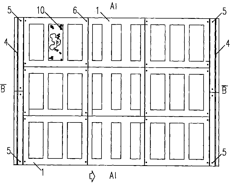 Assembled protective slope structure and construction method thereof