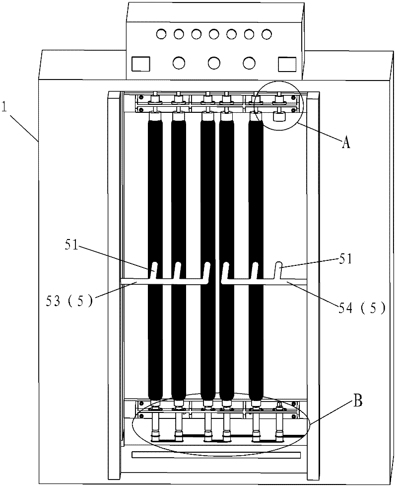 Full-automatic filter element flushing machine