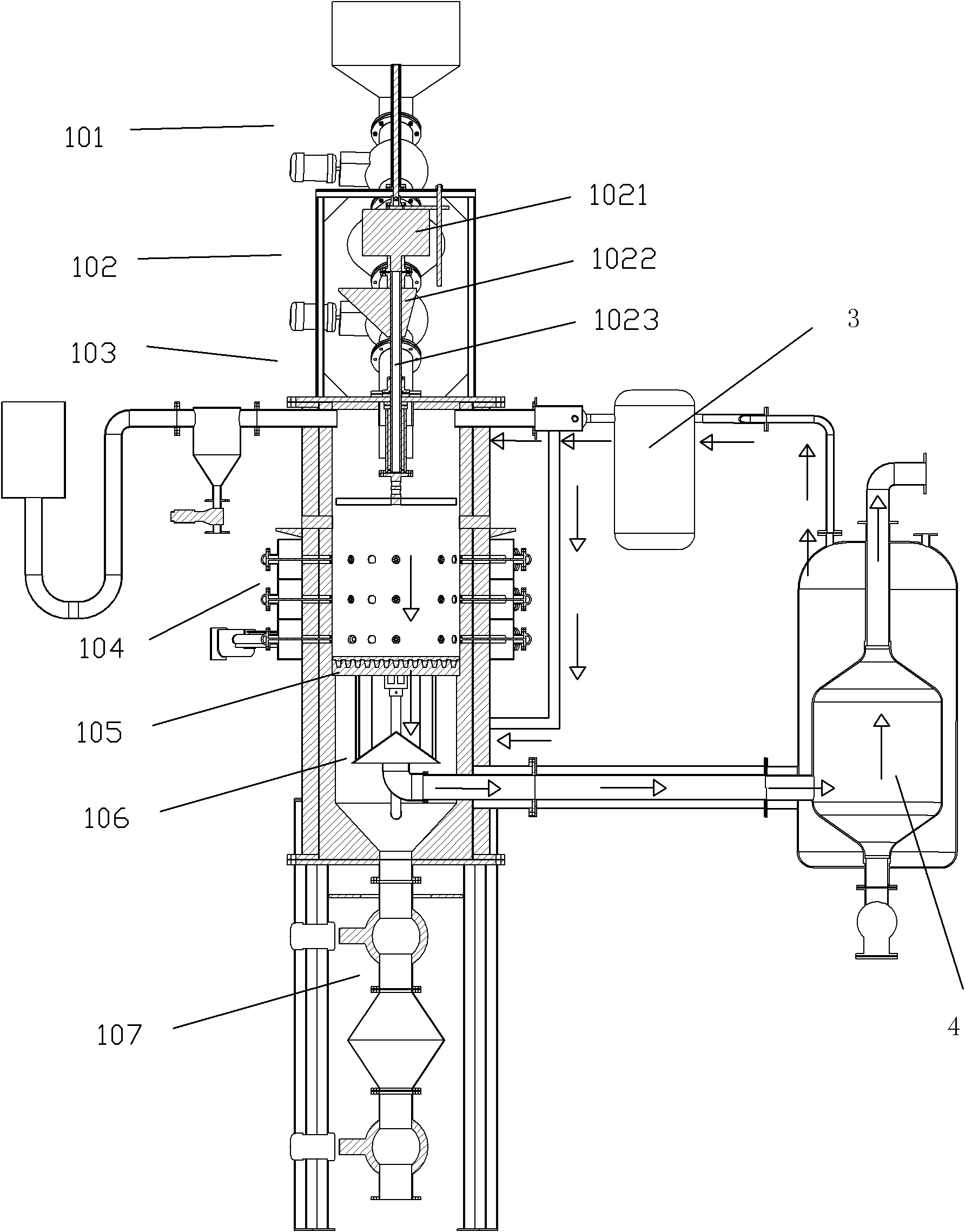 Control method for biomass gasification equipment
