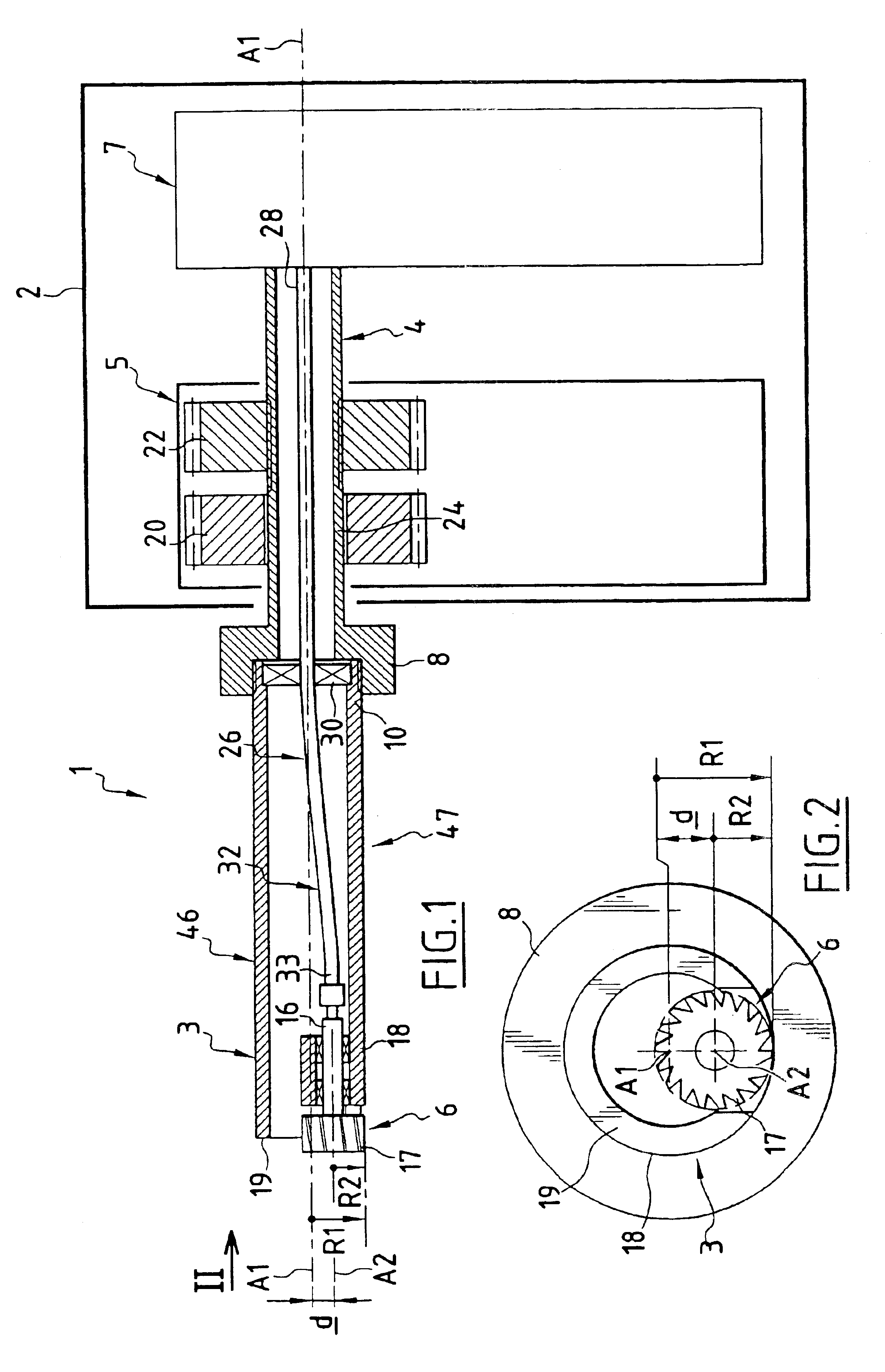 Tool, a machine, and a method for orbitally drilling an orifice