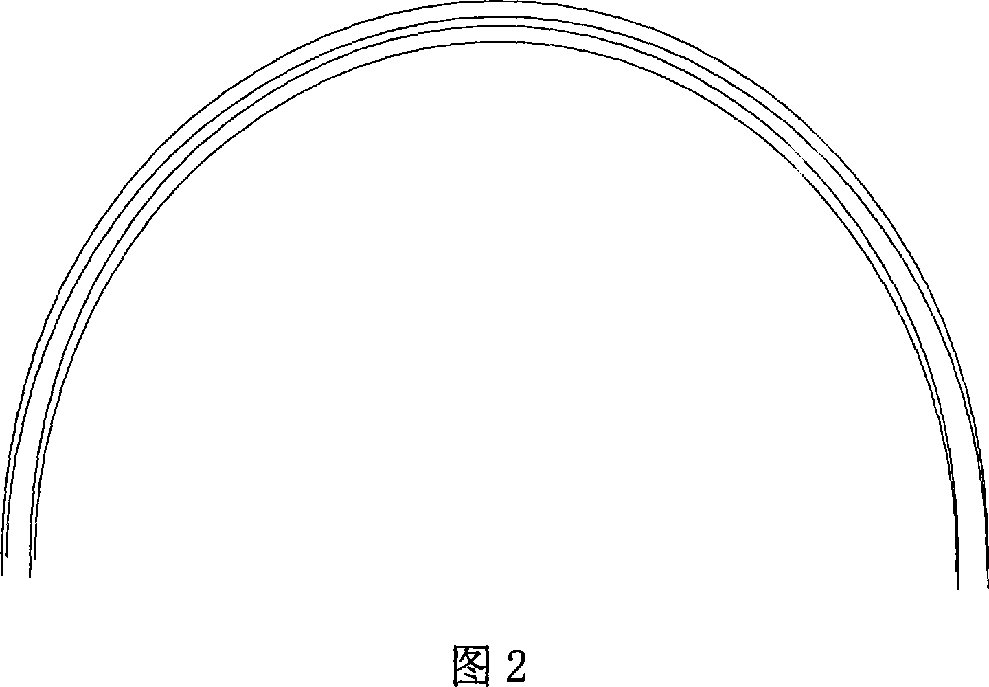 Method of manufacturing double-distortion arc box body structure