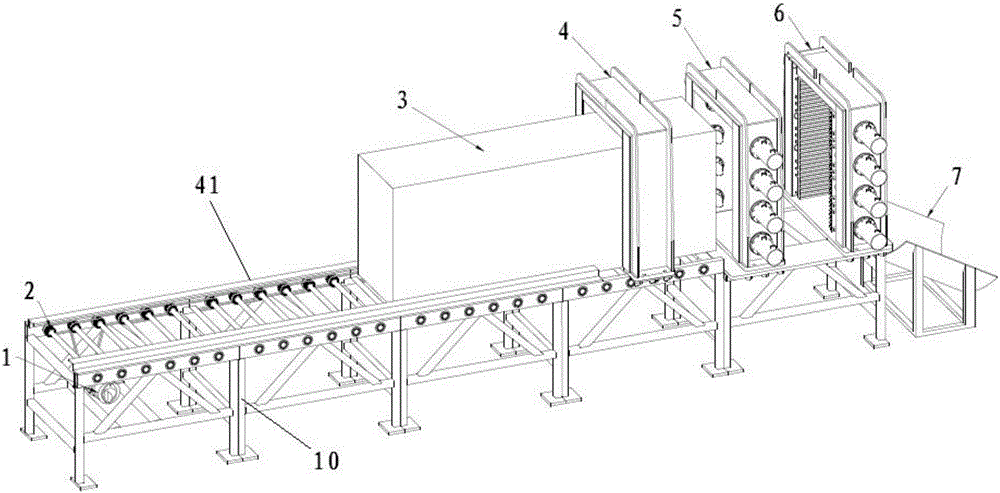 Novel horizontal type pile cutting machine