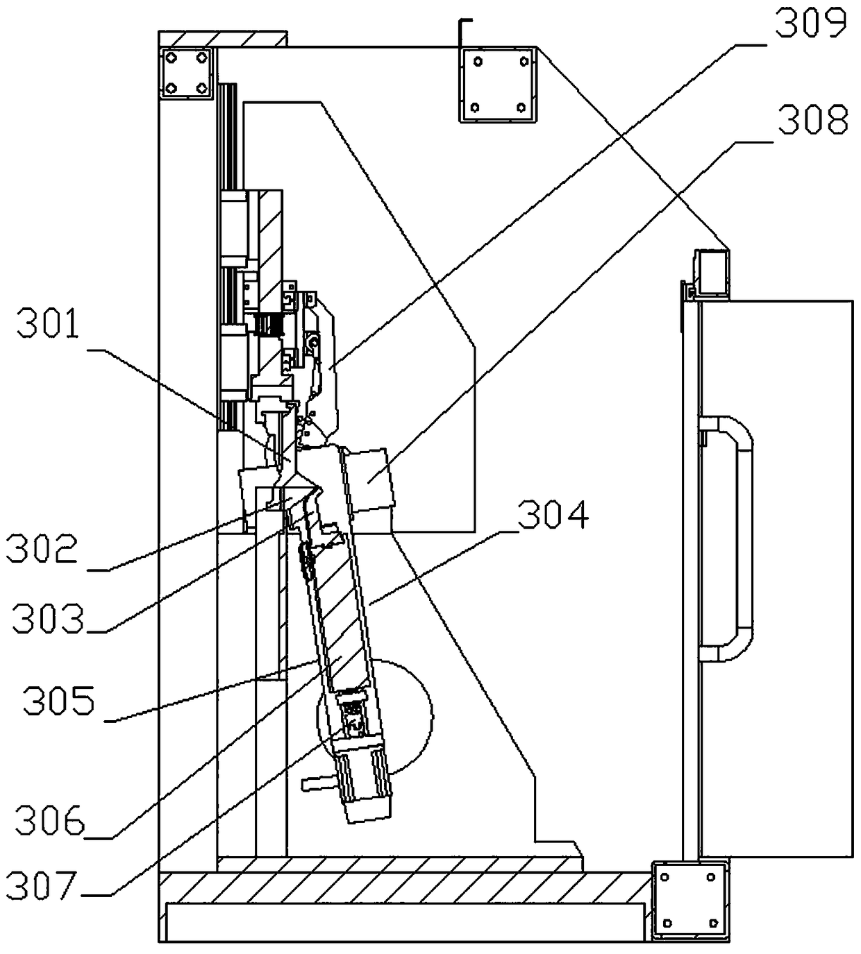 A sheet flexible bending center