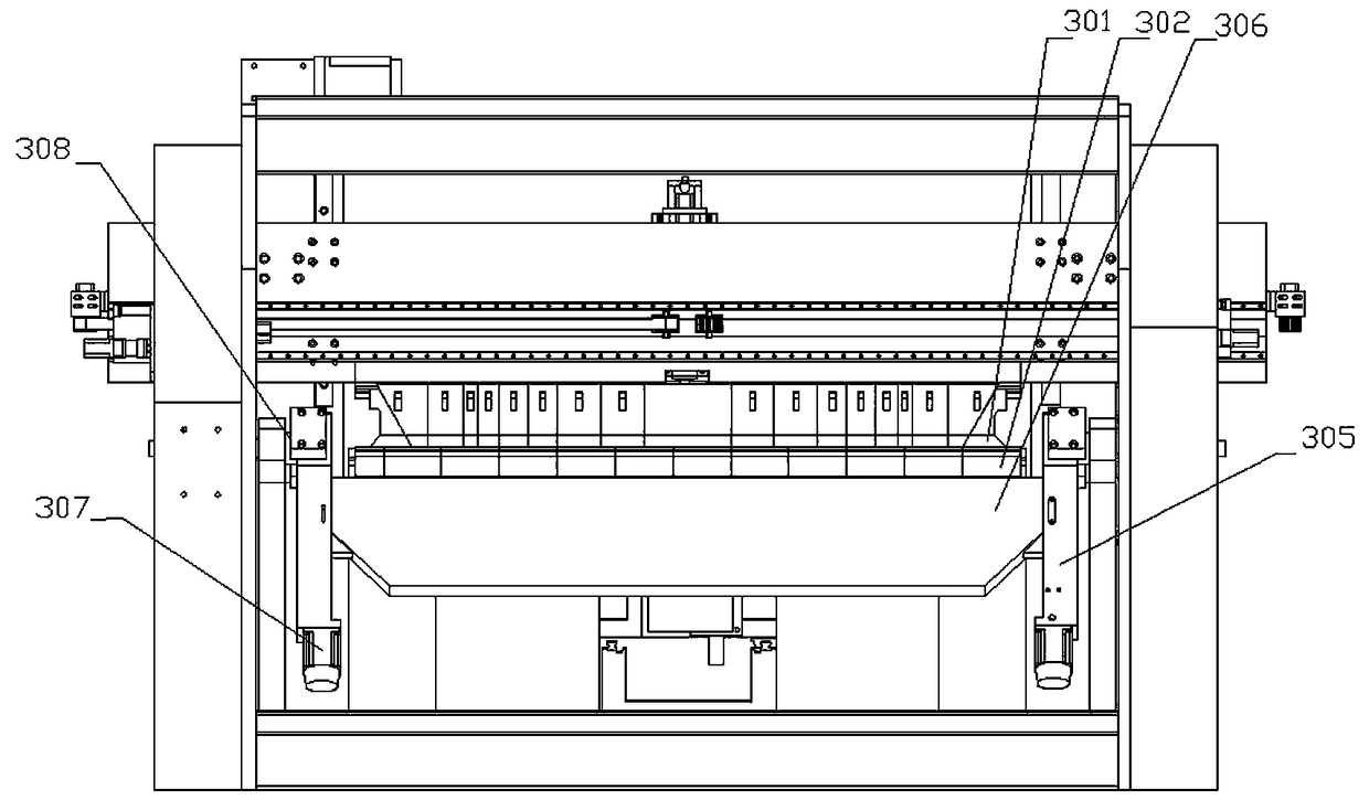 A sheet flexible bending center